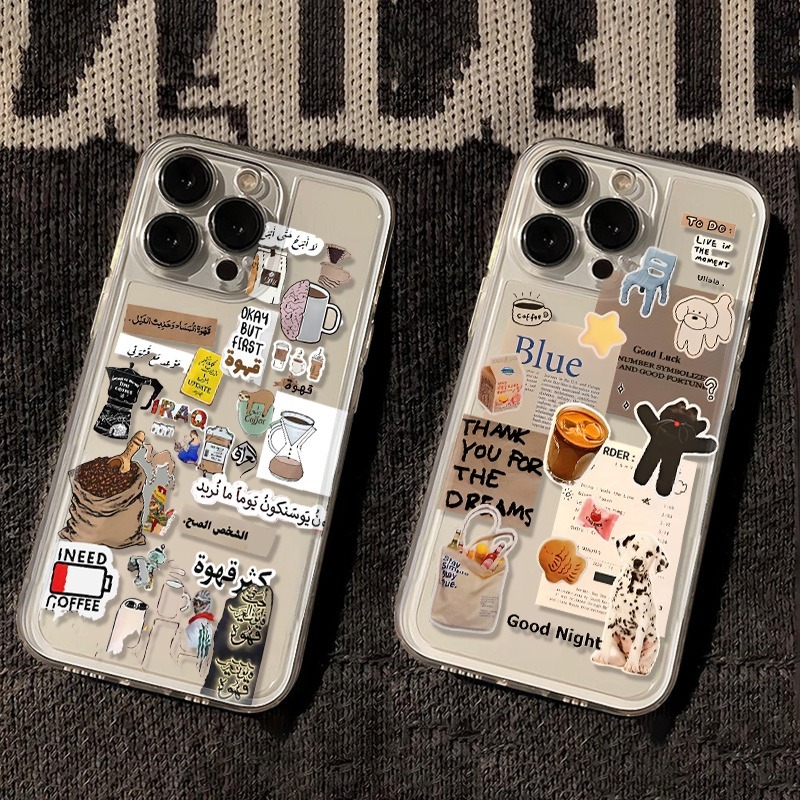 Phone Accessories Kiosk - I Love Coffee Pattern Phone Case