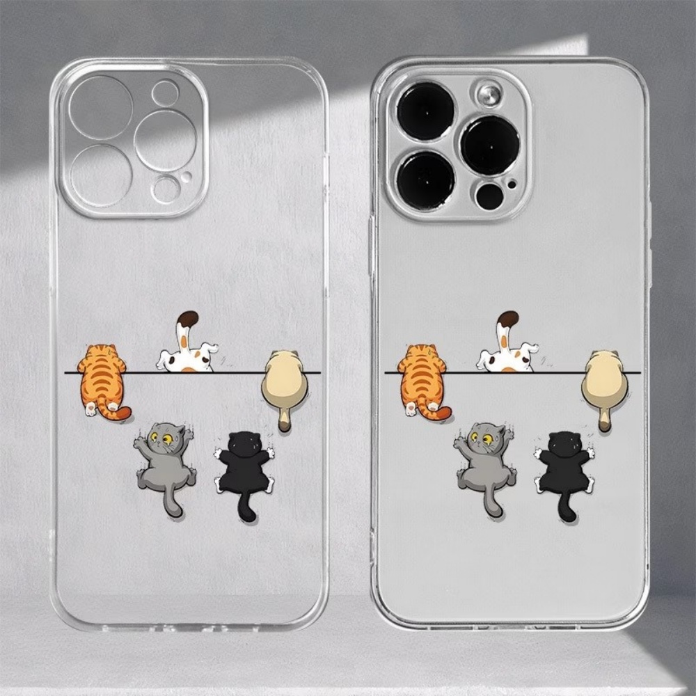 Phone Accessories Kiosk - Five Cute Cat Pattern Phone Case