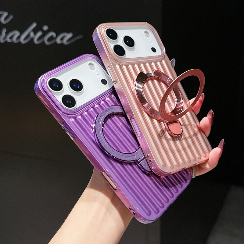 Phone Ring Holder - Luxury Striped Ring Holder Magnetic Phone