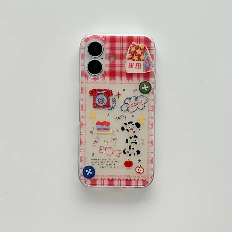 Phone Accessories Red - Korean Ins Light Asian Wind Red