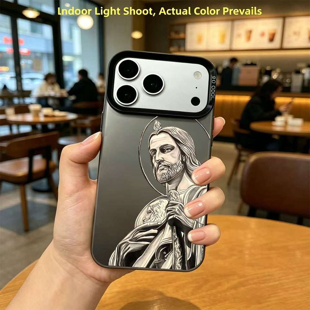 Phone Accessories Kiosk - San Judas Tadeo Pattern Design Phone
