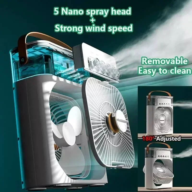 3 In 1 Mini Air Conditioner Ho - Phone Cooling Fan review and price