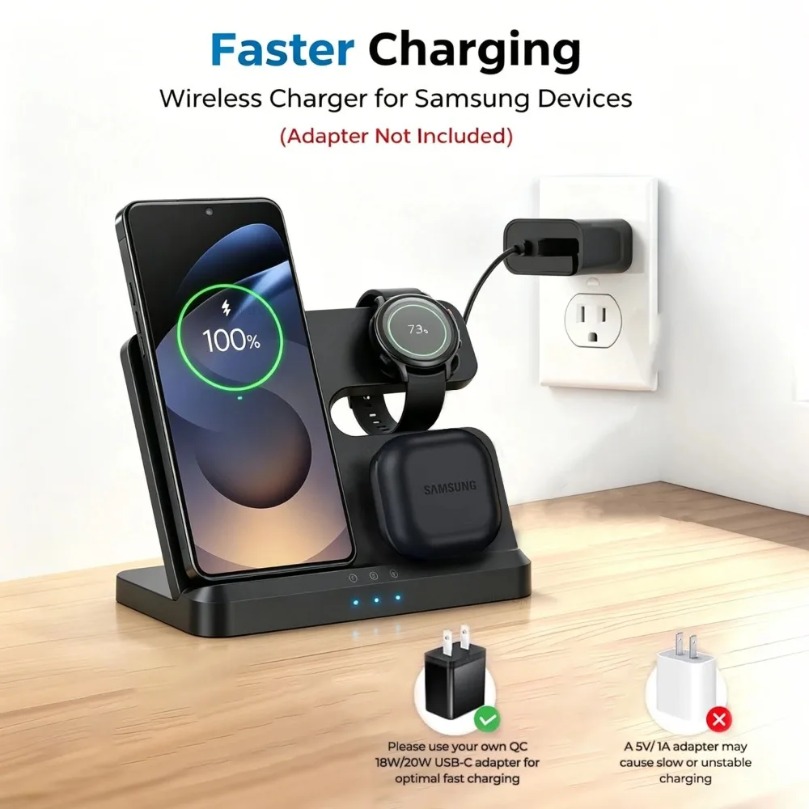 3 in 1 Fast Wireless Charger F - Phone Cooling Fan review and price