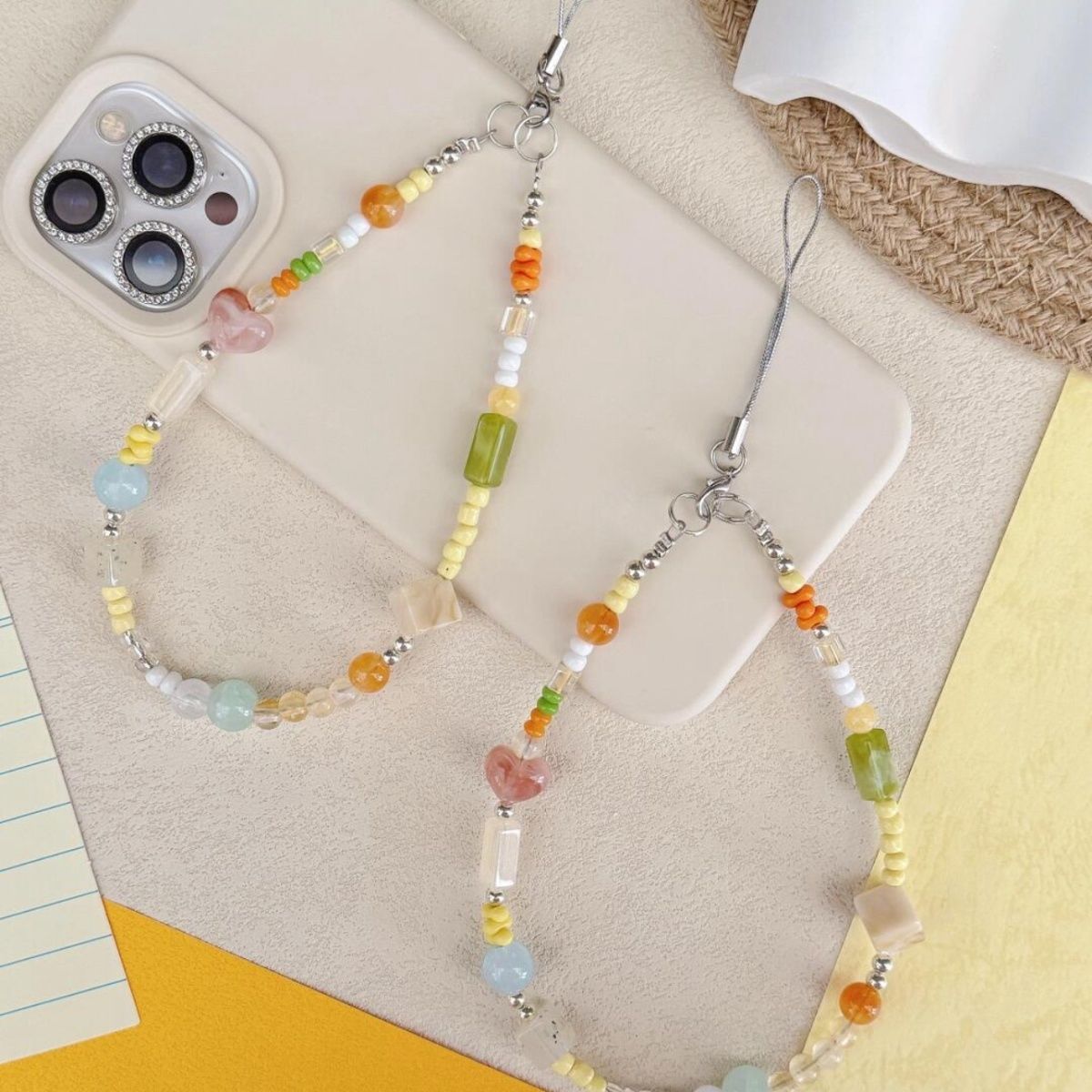 Wholesale 30pcs Orange Beads B - Phone Accessories Wholesale review and price