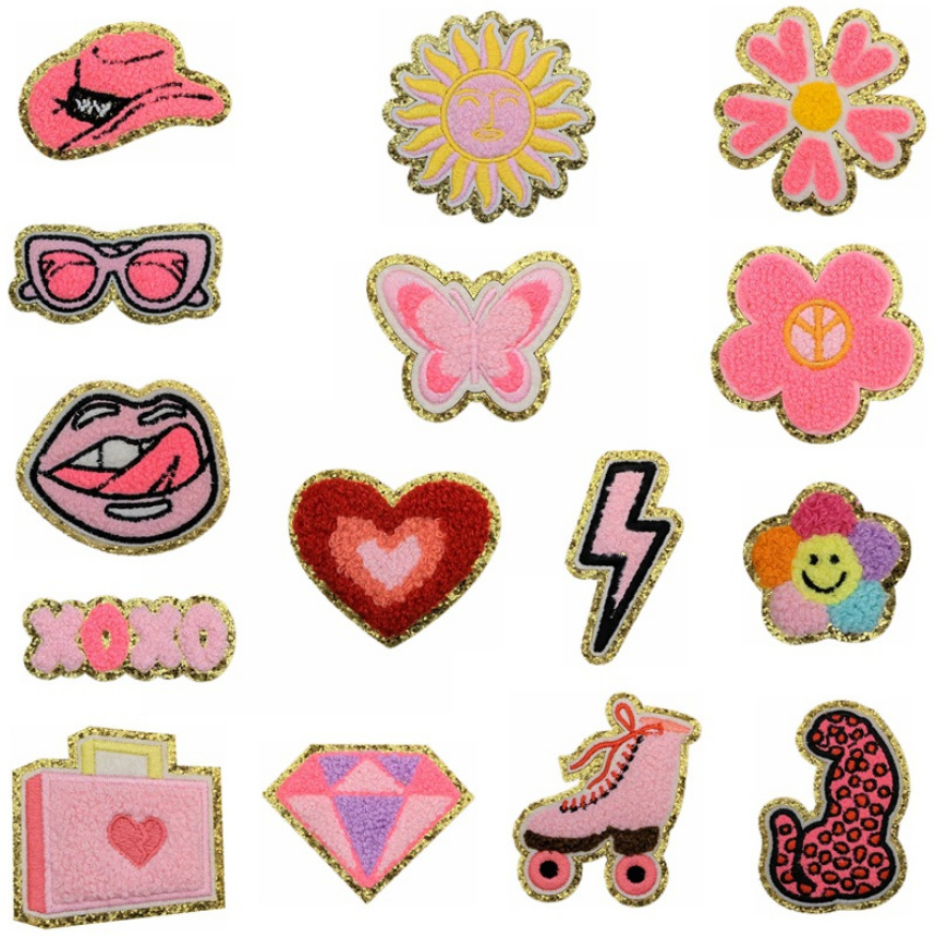 10 Pcs Flower Luggage Heart To - Phone Accessories Pictures review and price
