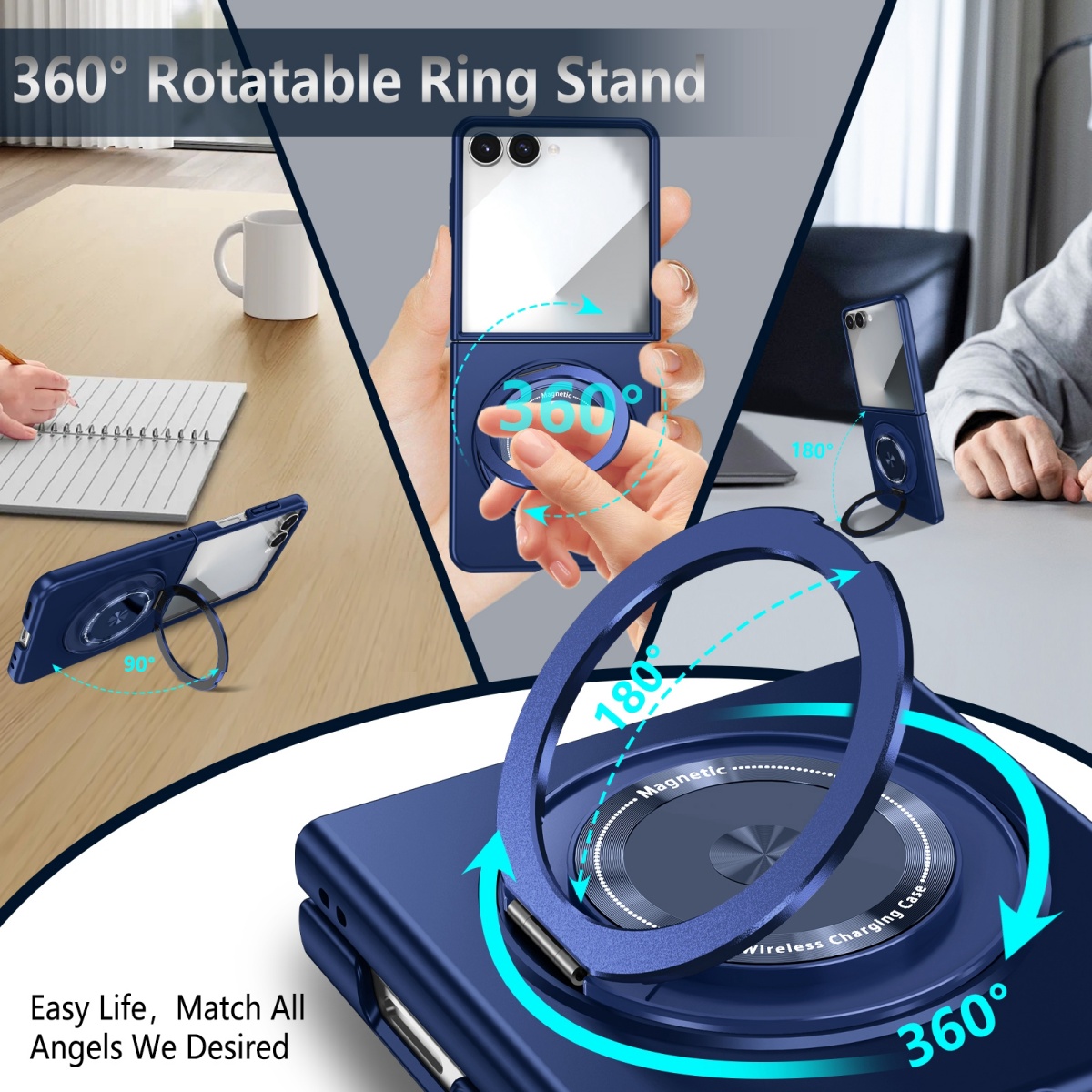 Magnetic Metal Rotate Ring Hol - Phone Ring Holder review and price