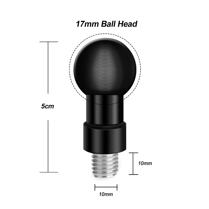 Aluminum 17mm Ball Head Adapte - Phone Accessories Video review and price