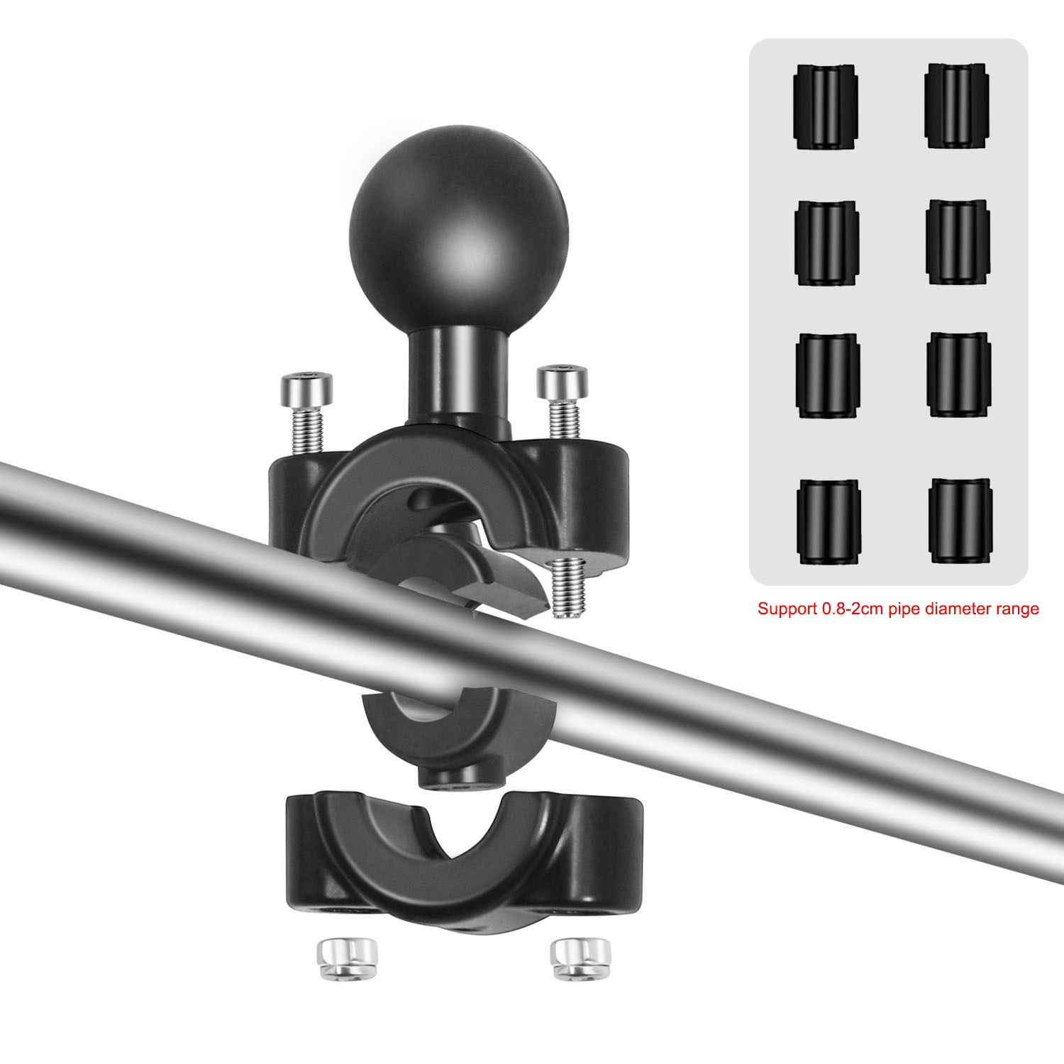 1“ Ball Head Motorcycle Bike R - Phone Accessories Video review and price