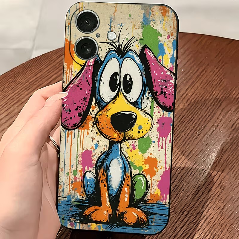Graffiti Colored Puppy TPU Pho - Phone Accessories Kiosk review and price