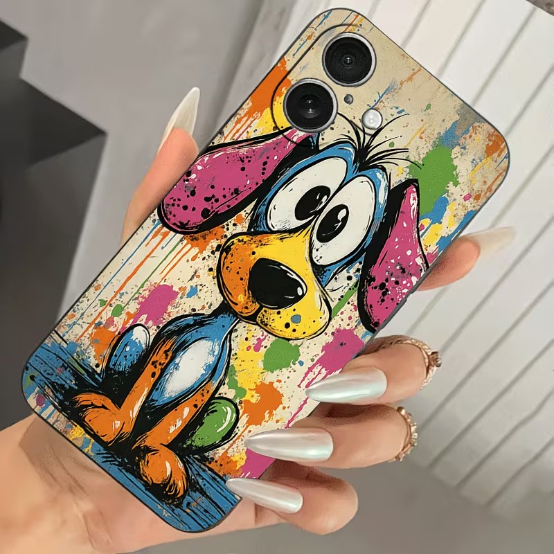 Graffiti Colored Puppy TPU Pho - Phone Accessories Kiosk review and price