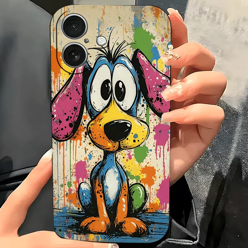 Graffiti Colored Puppy TPU Pho - Phone Accessories Kiosk review and price