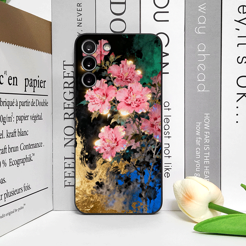 Retro Flower Hibiscus Golden I - Oppo Reno 12 review and price