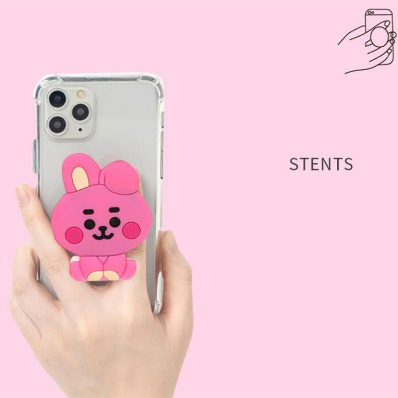 BT21cartoon cute silicone hand - Phone Accessories Wholesale review and price