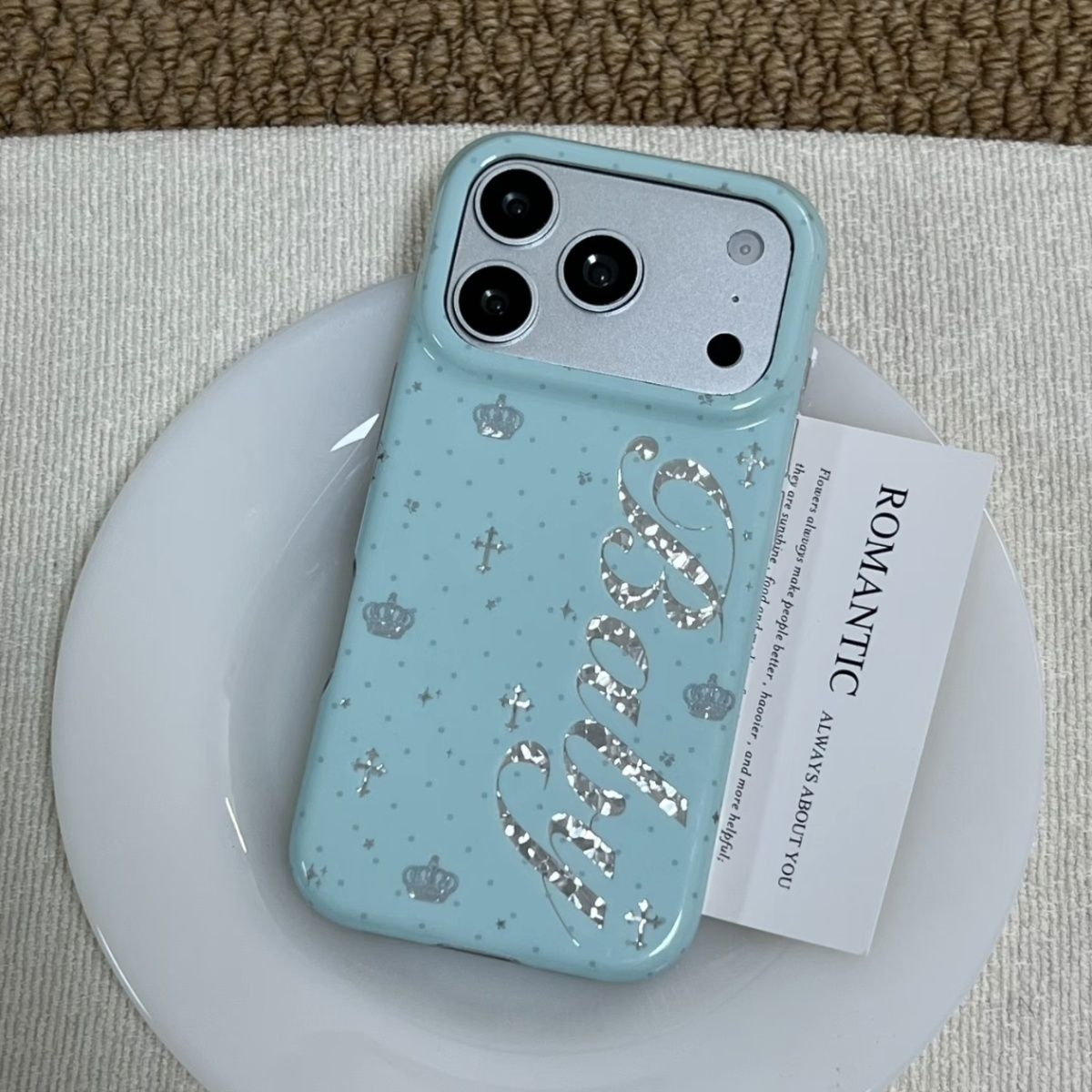 Korean Ins Mint Colored Englis - Phone Accessories Kiosk review and price