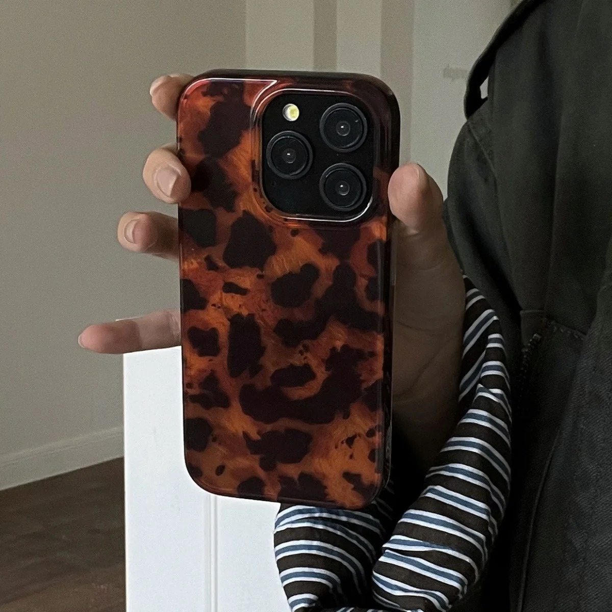 Retro Amber Texture Laser Phon - Phone Accessories Kiosk review and price