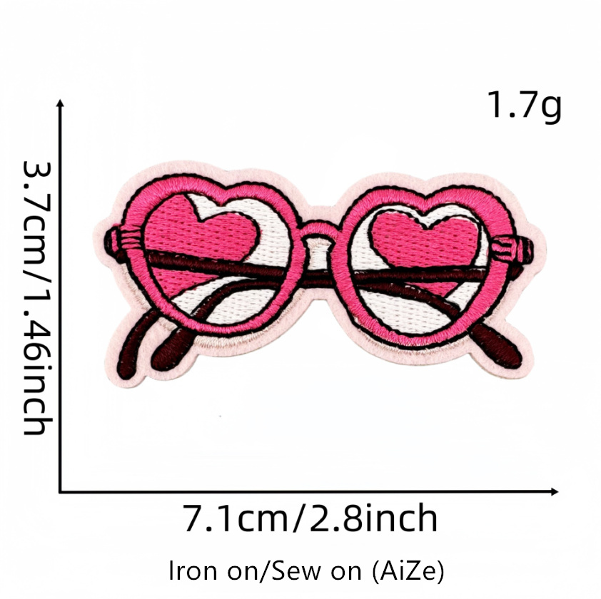 10 Pcs Love Pink Badges Embroi - Phone Accessories Pictures review and price
