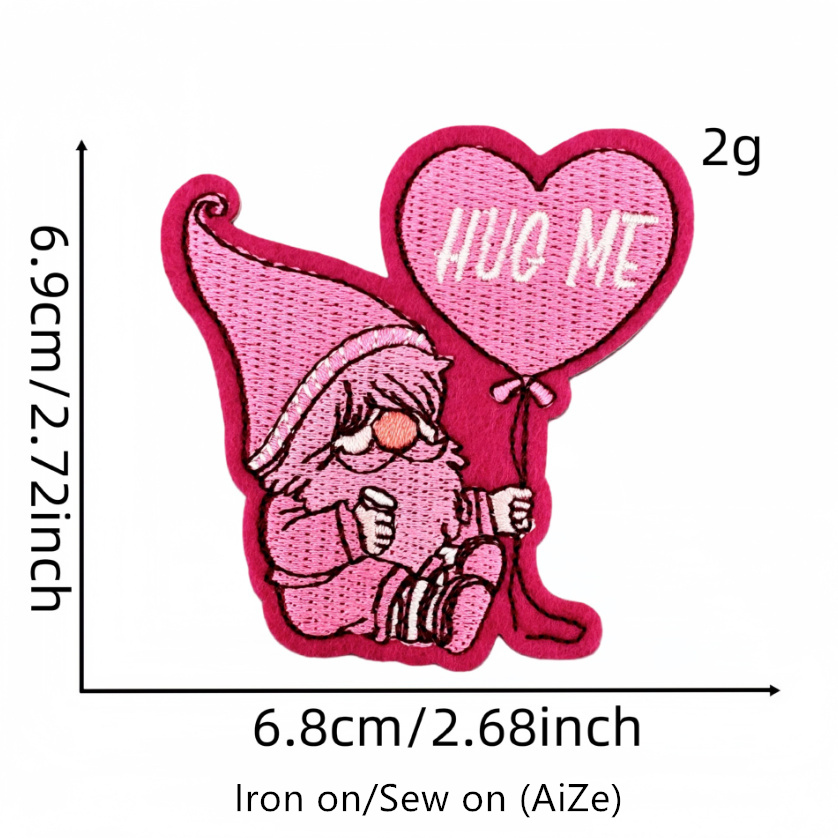 10 Pcs Love Pink Badges Embroi - Phone Accessories Pictures review and price