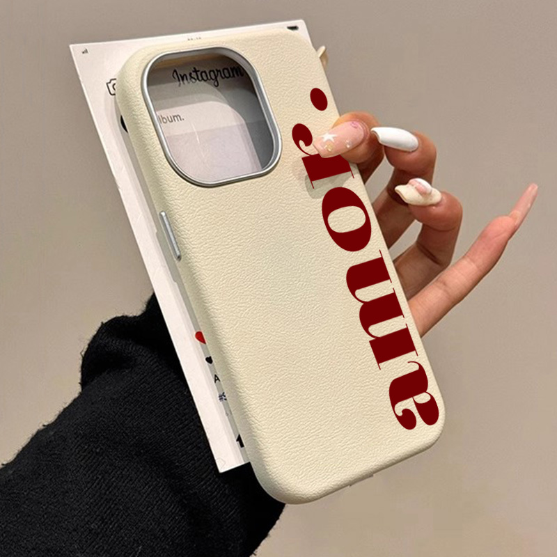 The Red Artistic Letter Lichee - Phone Accessories Red review and price
