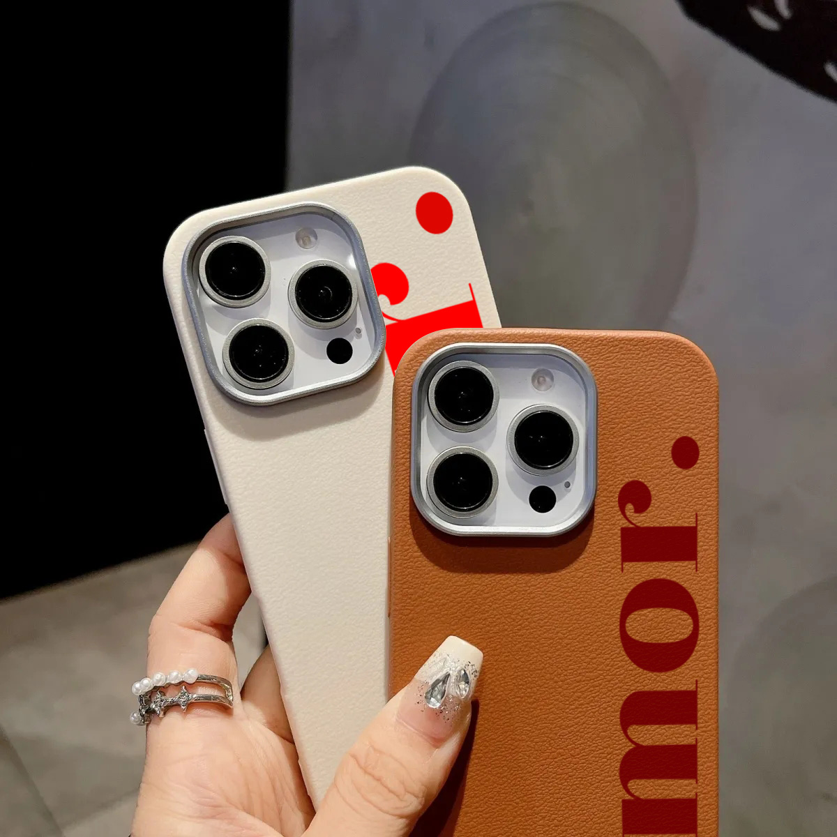 The Red Artistic Letter Lichee - Phone Accessories Red review and price