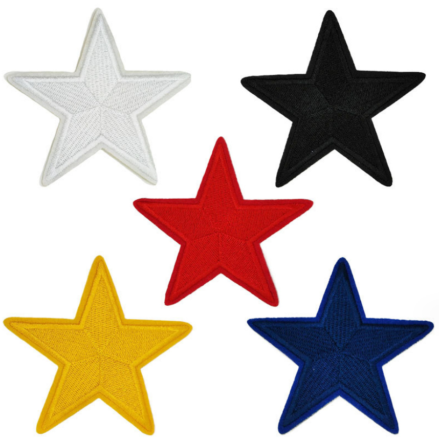 10 Pcs 9.4cm Big Star Embroide - Phone Accessories Pictures review and price
