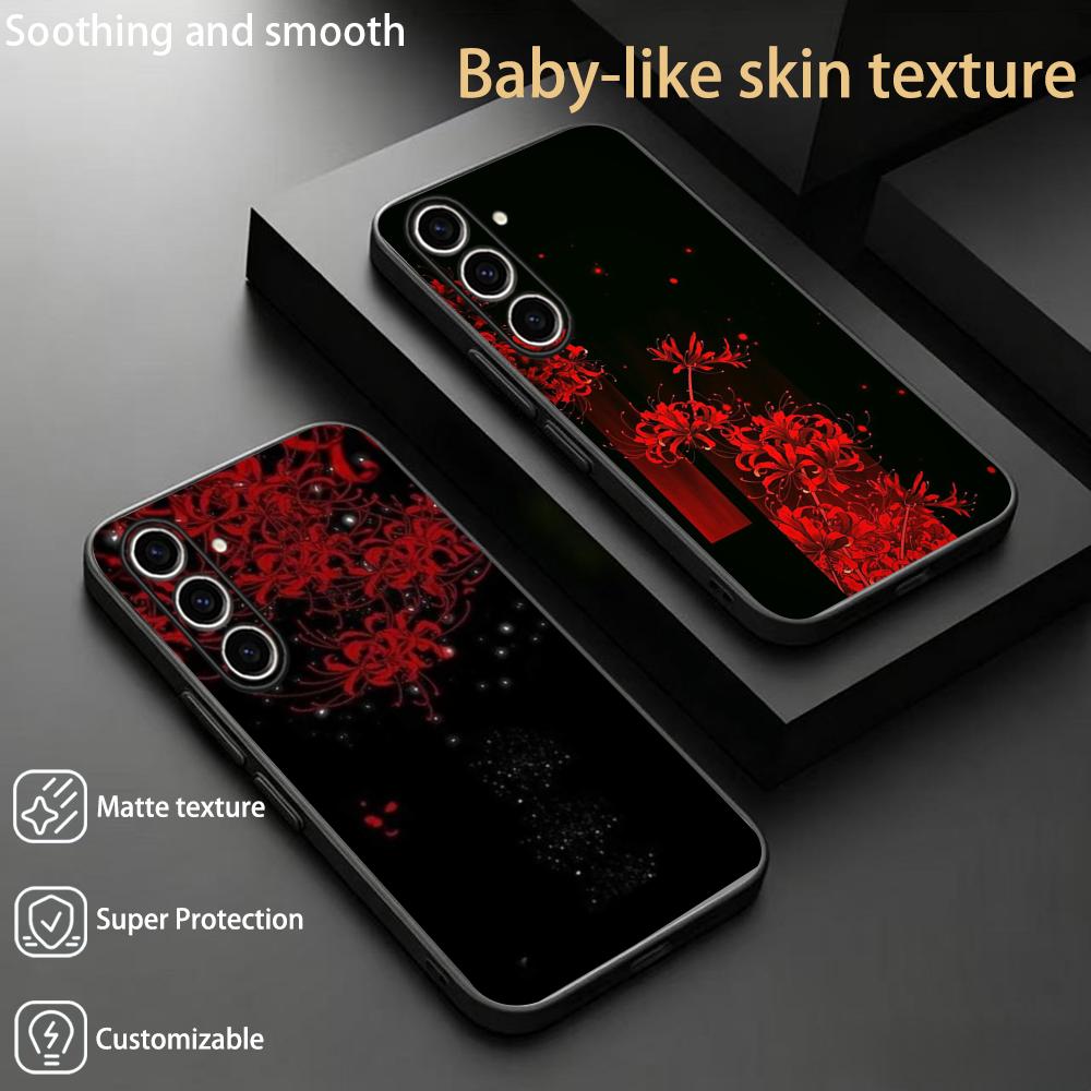 Red spider lily Japan art fash - Phone Accessories Red review and price
